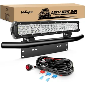 Nilight 20Inch 126W LED Light Bar Spot Flood Combo Driving Off Road