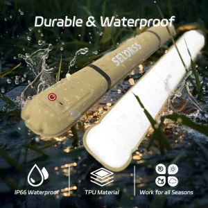 Rechargeable Portable Camping Strong Light Waterproof 2000 mAh Tent Lamp