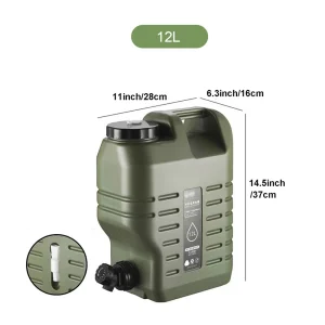 Desert Fox 10L/12L/18L/25L Large Military Green Water Tank